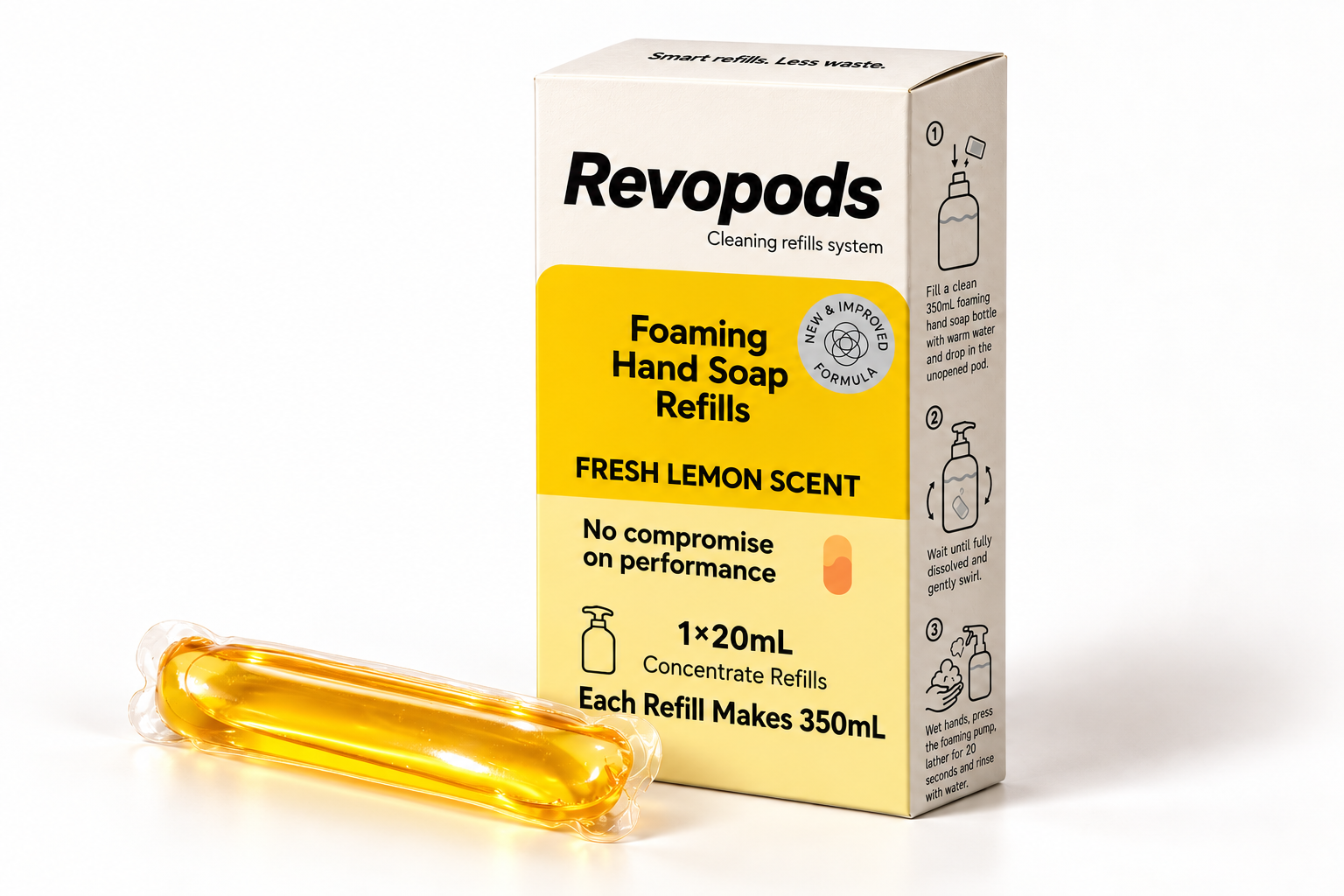 Private Label Foaming Hand Soap Concentrate Refill Pods